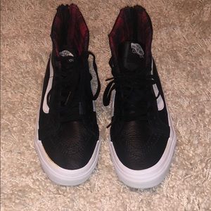 Van SK8/Hi Slim Zipper (Plaid Flannel)